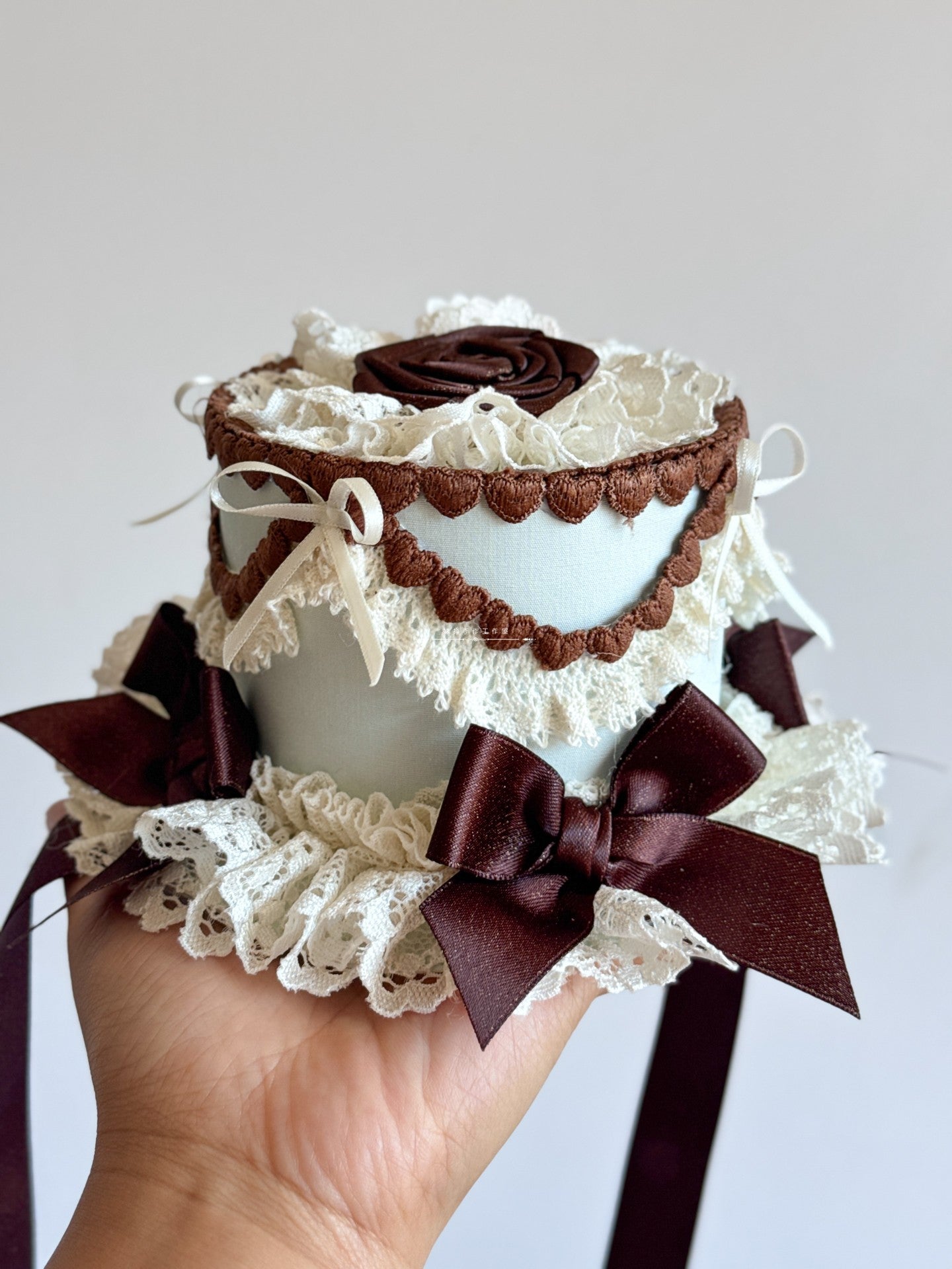 ローズケーキ ミニハット【妹抖手作工作屋】