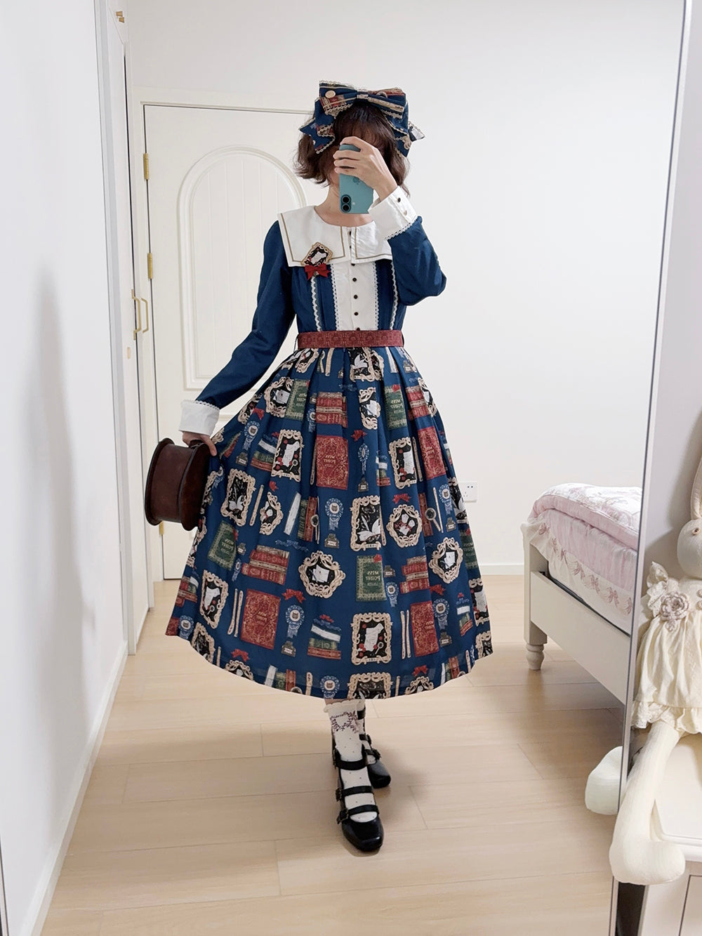 【受注予約~10/22】Wheat Book ワンピース【Miss Cube】