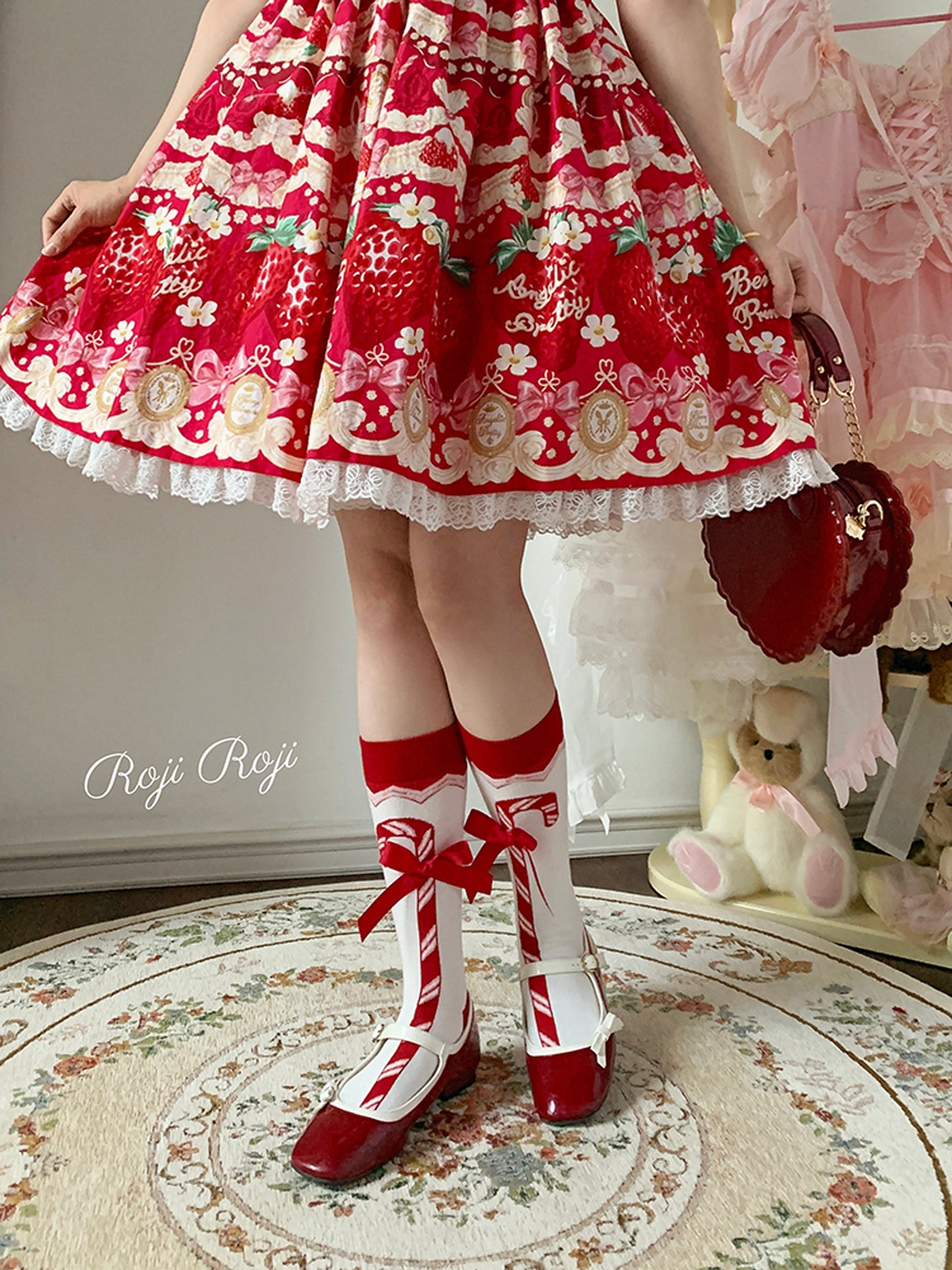 キャンディスティック ソックス【Roji Roji】