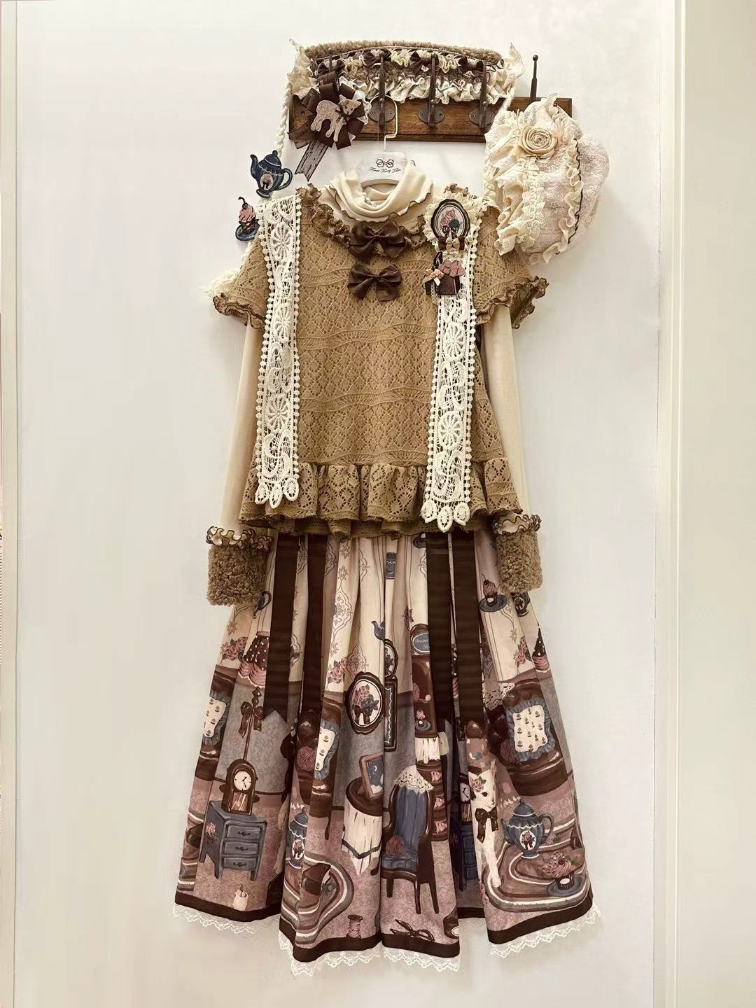 【受注予約~12/4】Retro Sheep ワンピース・トップス・スカート・ケープ【Forest Fairy Tale】