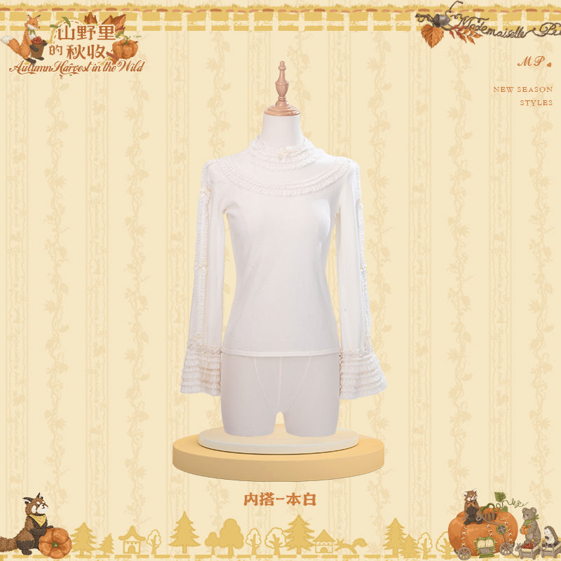 【受注予約~10/2】Autumn Harvest in the Hill ブラウス【花与珍珠匣】