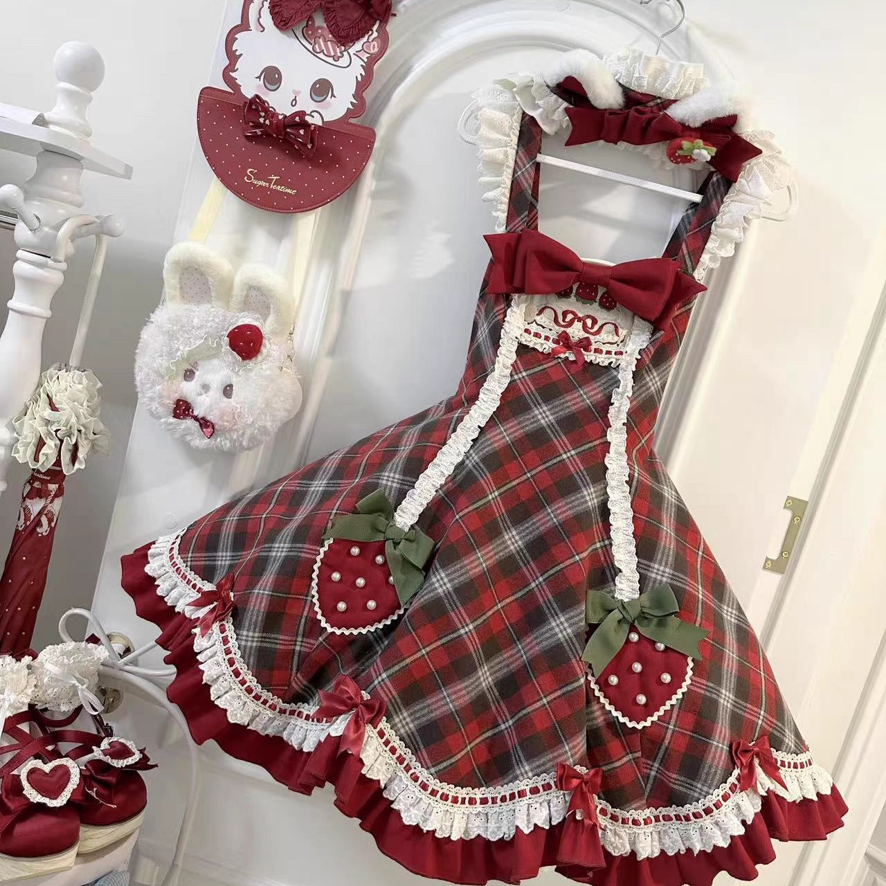 Rare Berry Box ジャンパースカート・ヘッドドレスセット【櫻姫