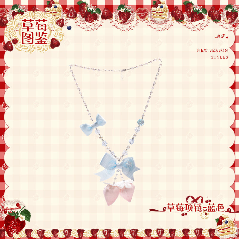 【受注予約~11/18】Strawberry Cake Illustration アクセサリー【花与珍珠匣】