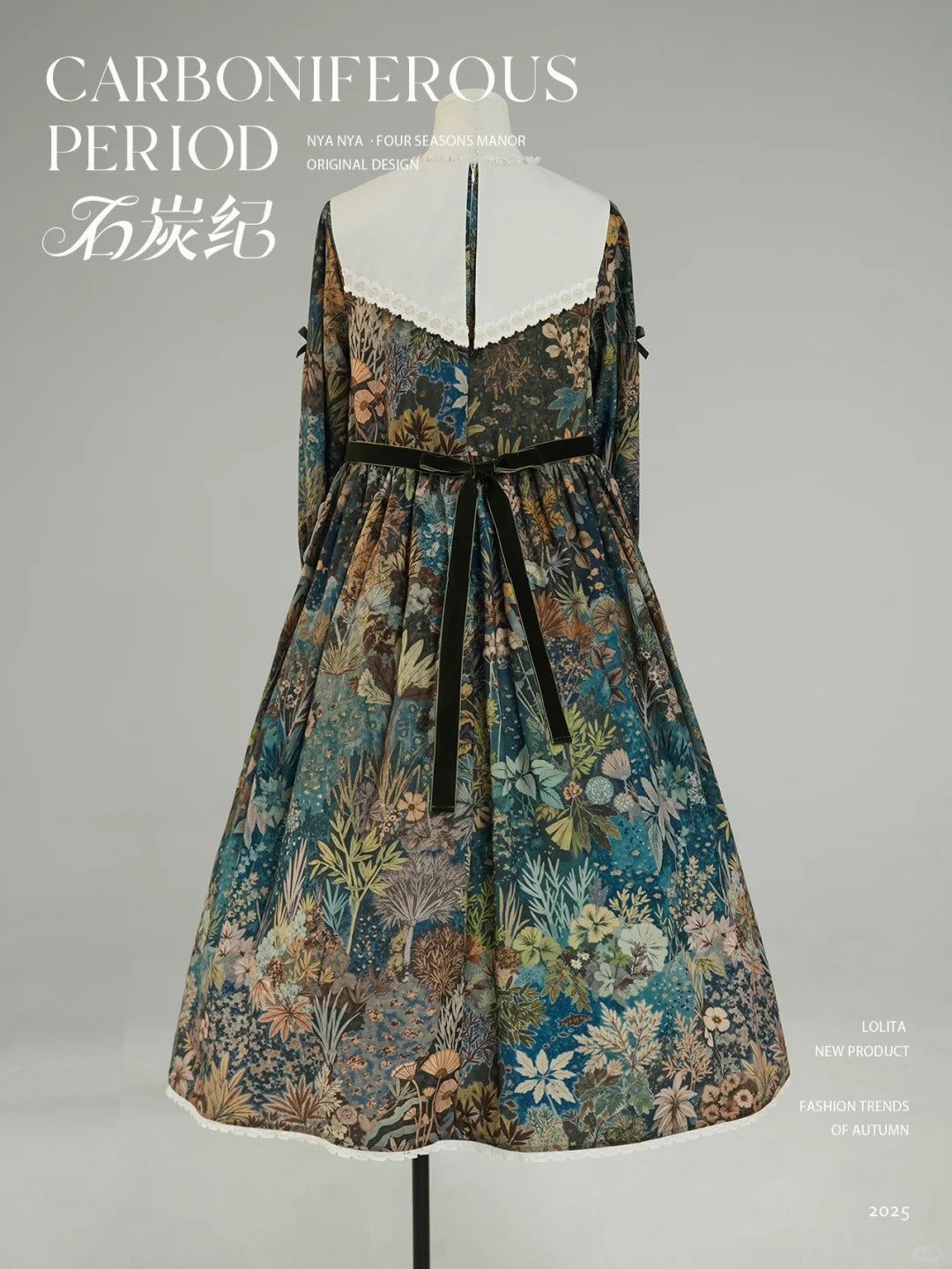 【受注予約~10/29】石炭紀 ワンピース・ジャンパースカート・ブラウス【NyaNya】