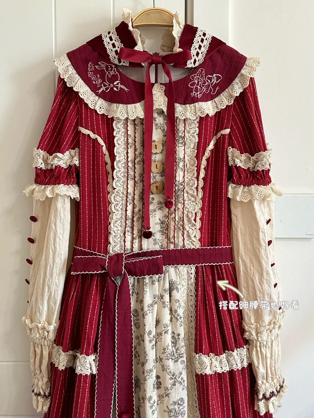 【受注予約~4/27】森の赤ずきんちゃん ワンピース・ジャンパースカートセット【Peony】