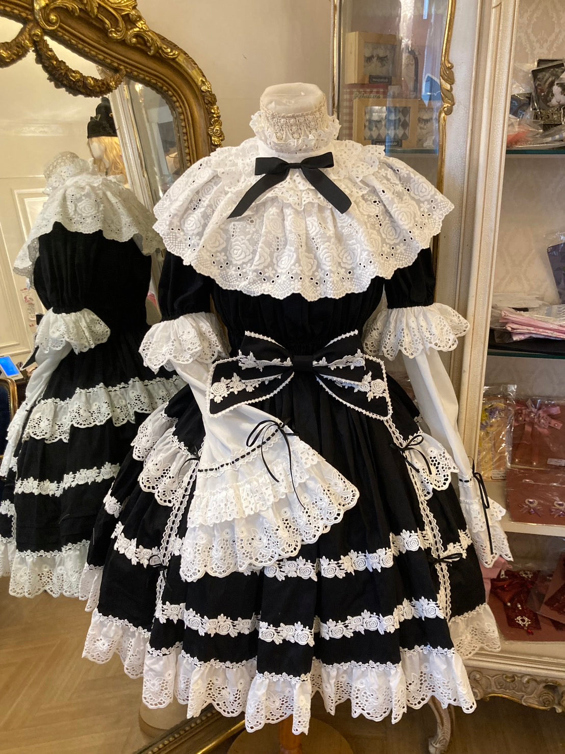 【受注予約~10/5】Rose Bouquet フルシャーリングワンピース【Baroque】