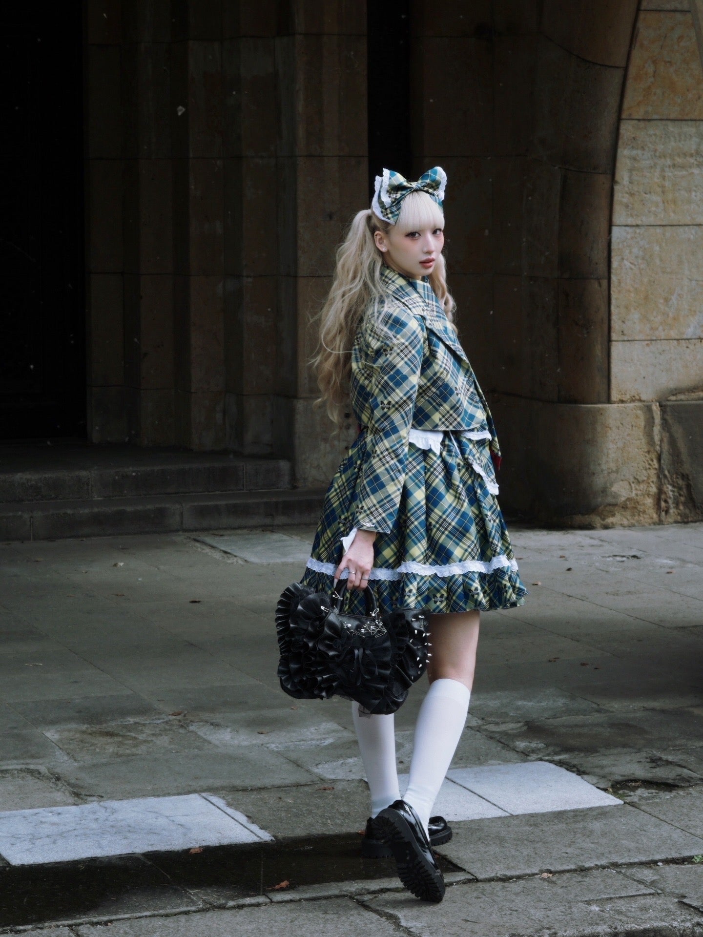 【受注予約~10/30】Tartan Girl Dress【Morpho】