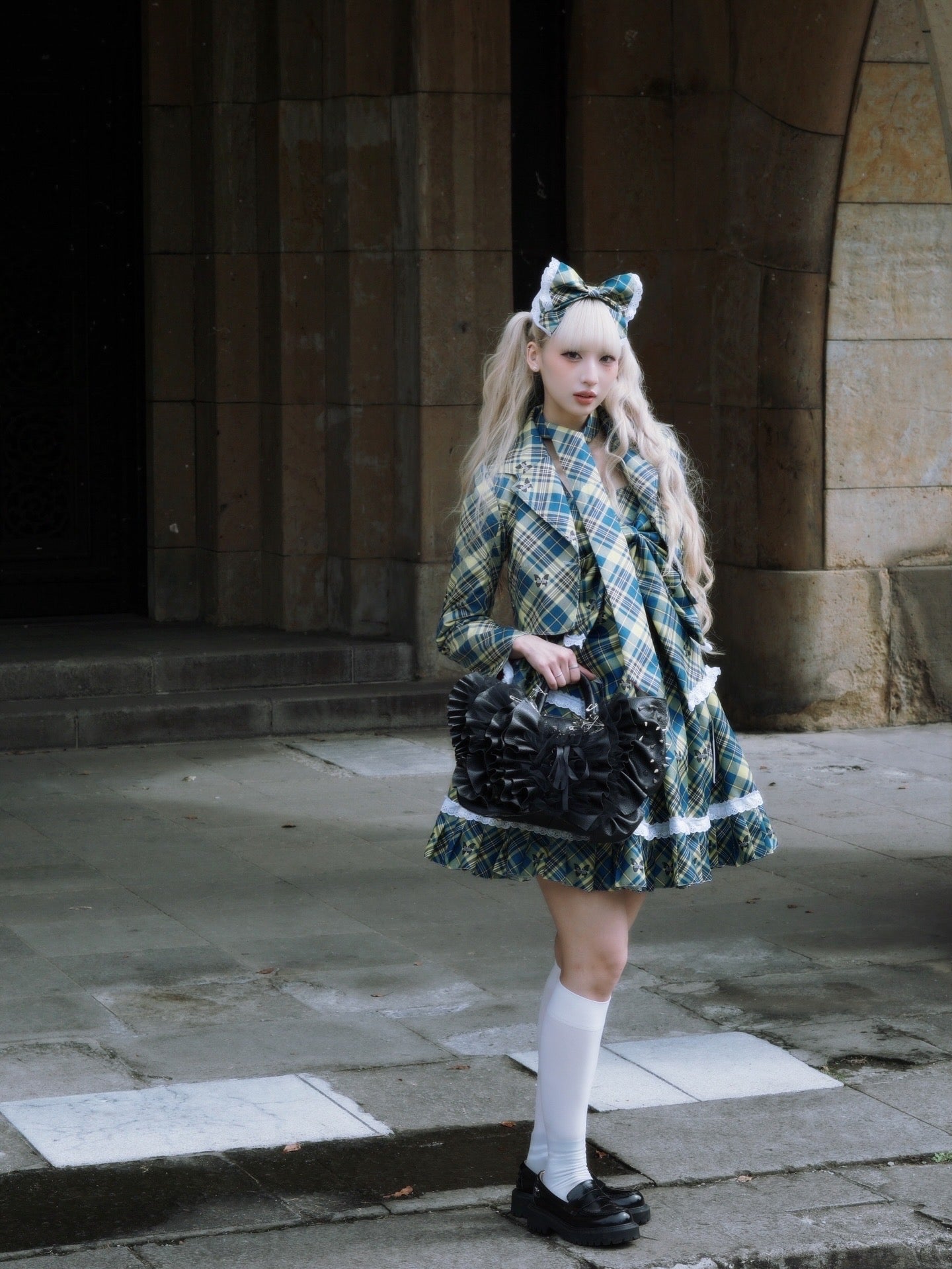 【受注予約~10/30】Tartan Girl Dress【Morpho】