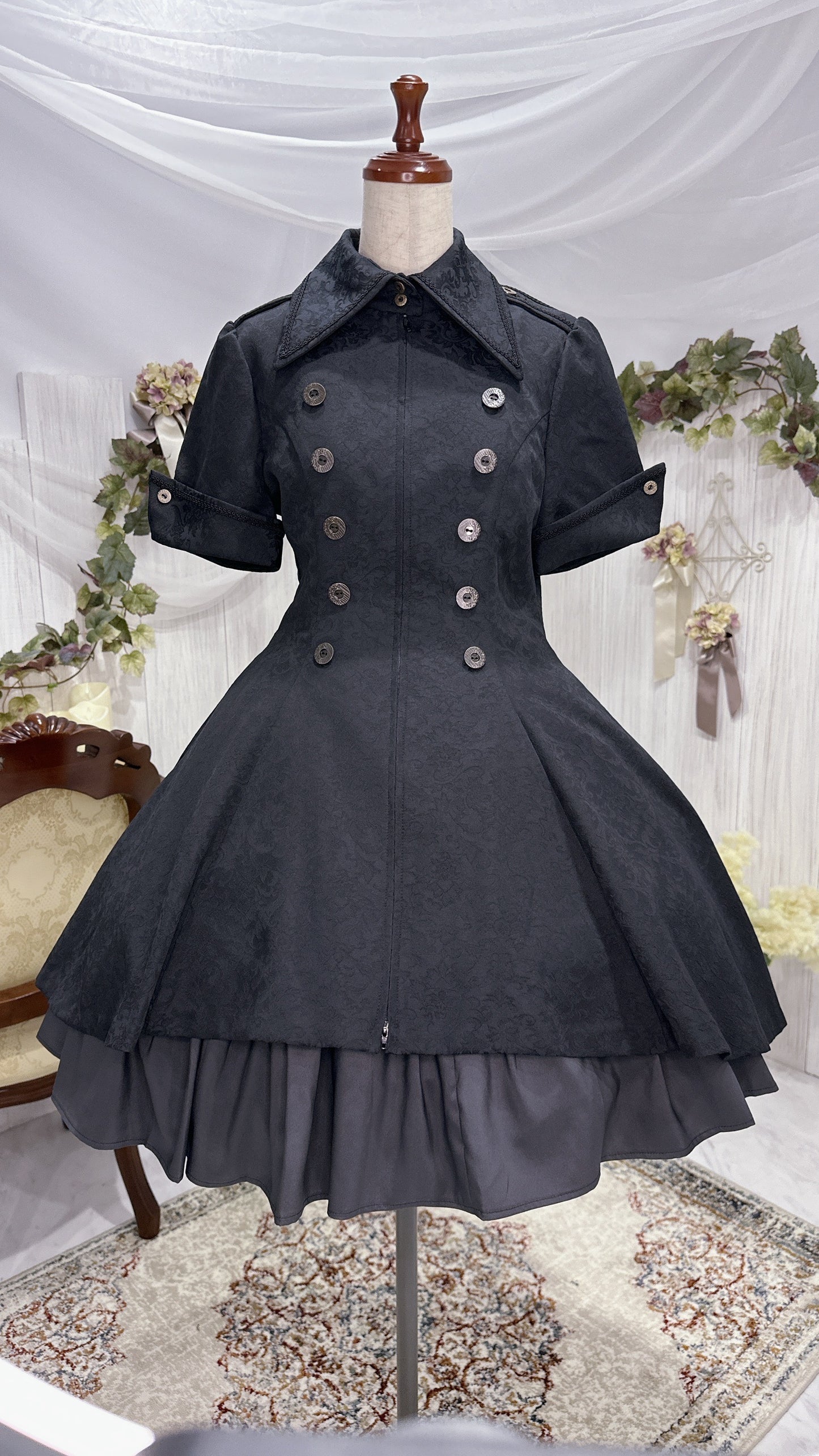 メイファス スカート付きワンピース(ジャガード)【Atelier BOZ】