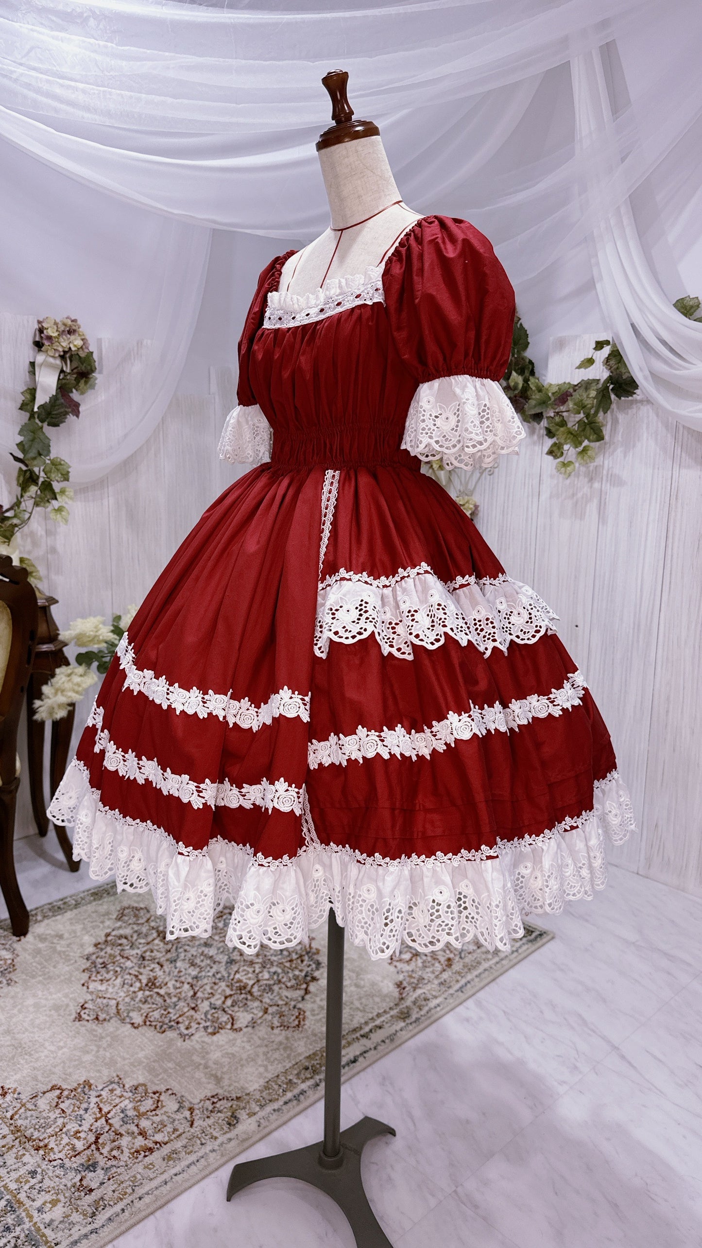 【受注予約~10/5】Rose Bouquet フルシャーリングワンピース【Baroque】