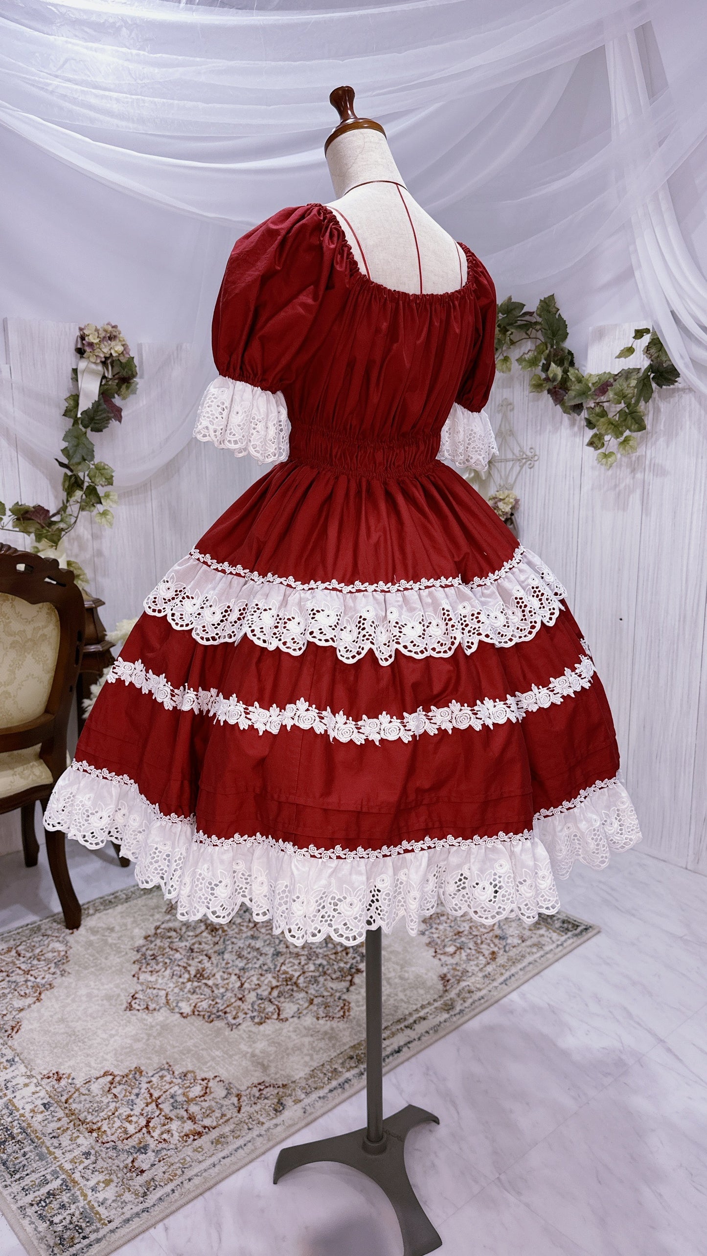 【受注予約~10/5】Rose Bouquet フルシャーリングワンピース【Baroque】