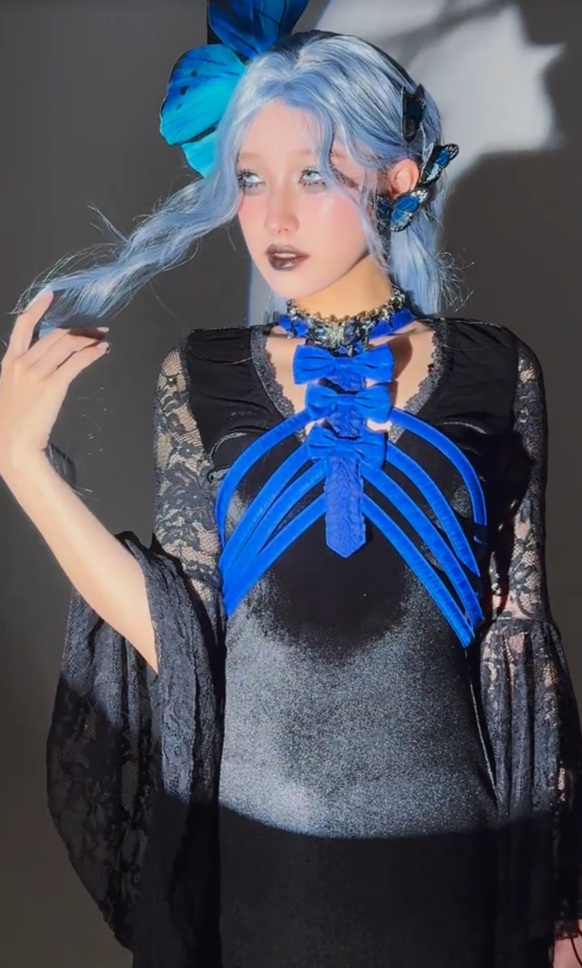 Hecate ボーンハーネス(ブルー)【物語者】