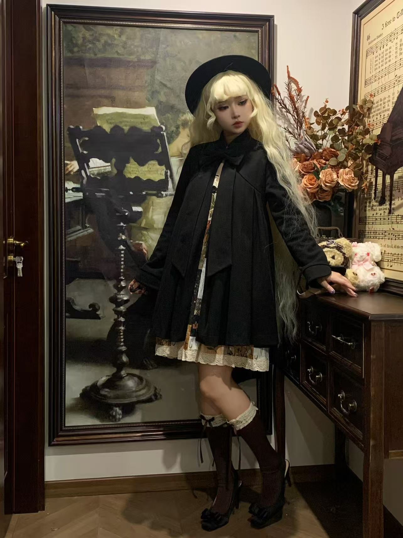 【受注予約~11/12】Eternal Night-White Dawn コート【時織魔女】