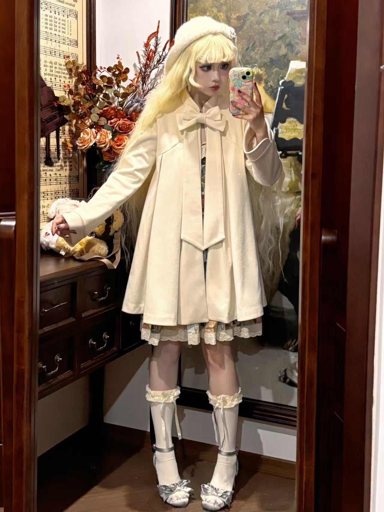 【受注予約~11/12】Eternal Night-White Dawn コート【時織魔女】