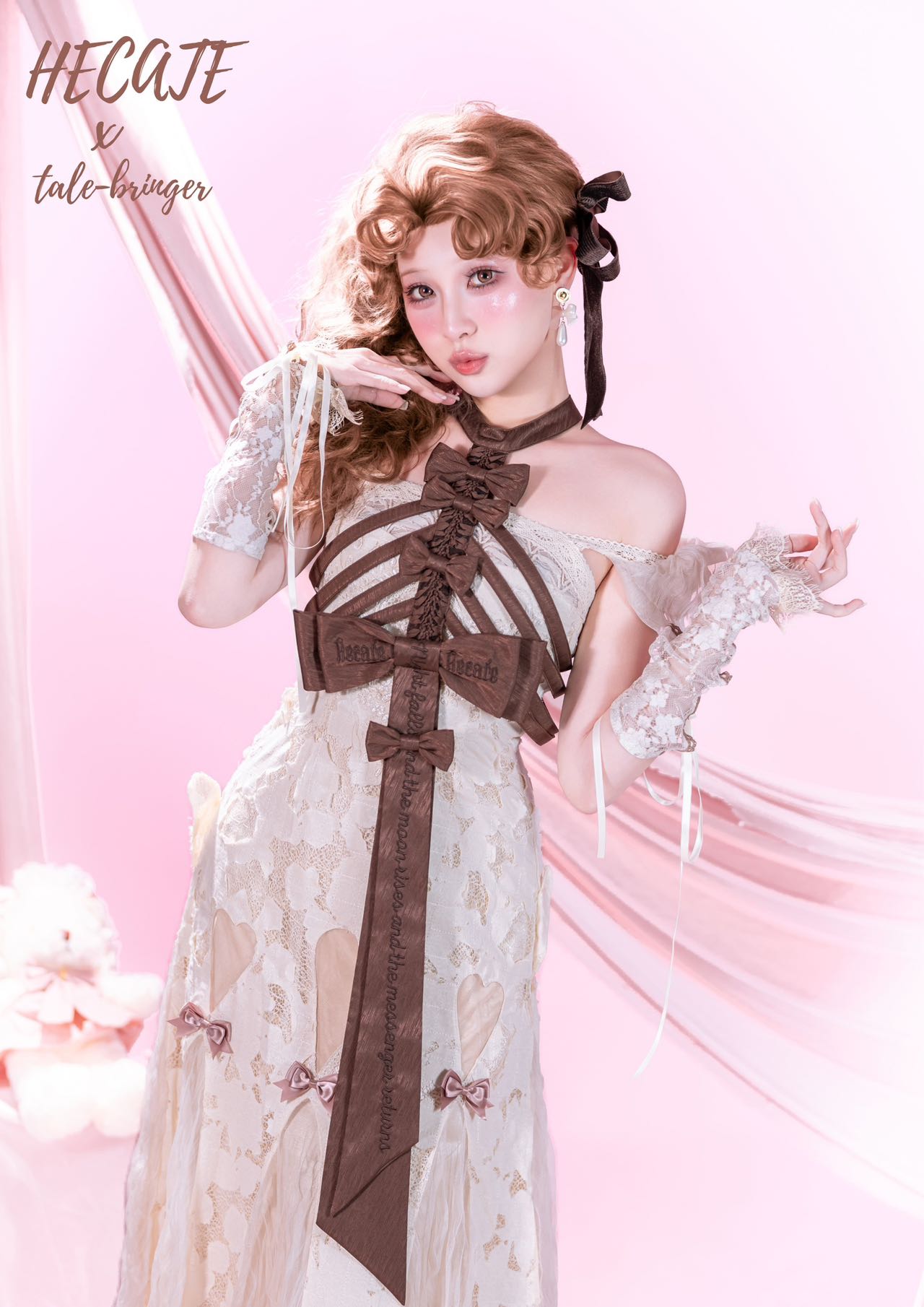 Hecate ボーンハーネス(チョコレートカラー)【物語者×Epetice】