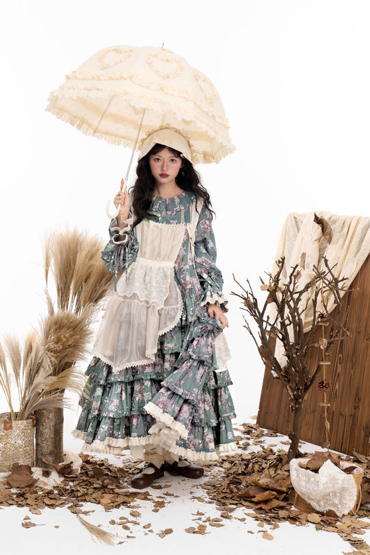 【受注予約~7/31】Bouquet of flowers for autumn エプロン・アクセサリー【BacioBouquet】