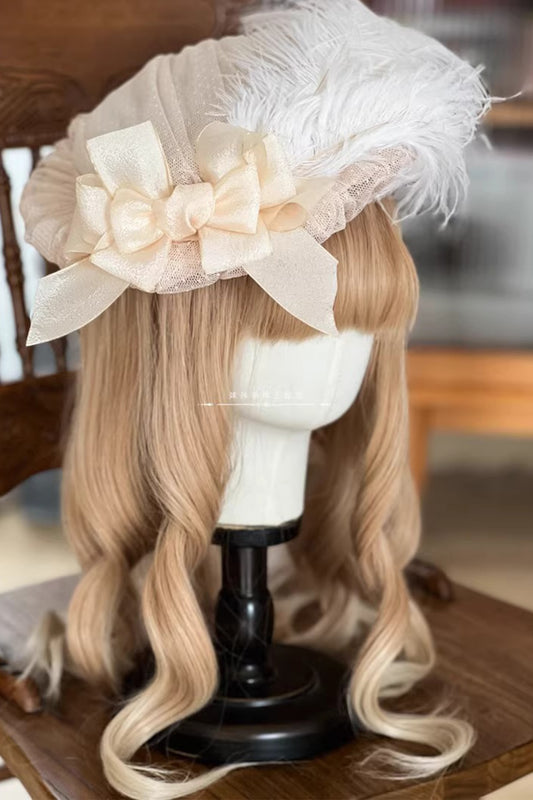 ドットチュールカクテルハット【妹抖手作工作屋】