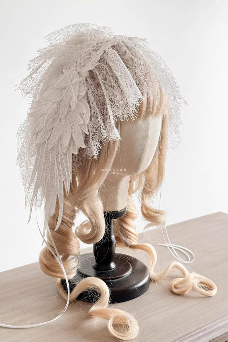 羽根ヴェールヘッドドレス【妹抖手作工作屋】