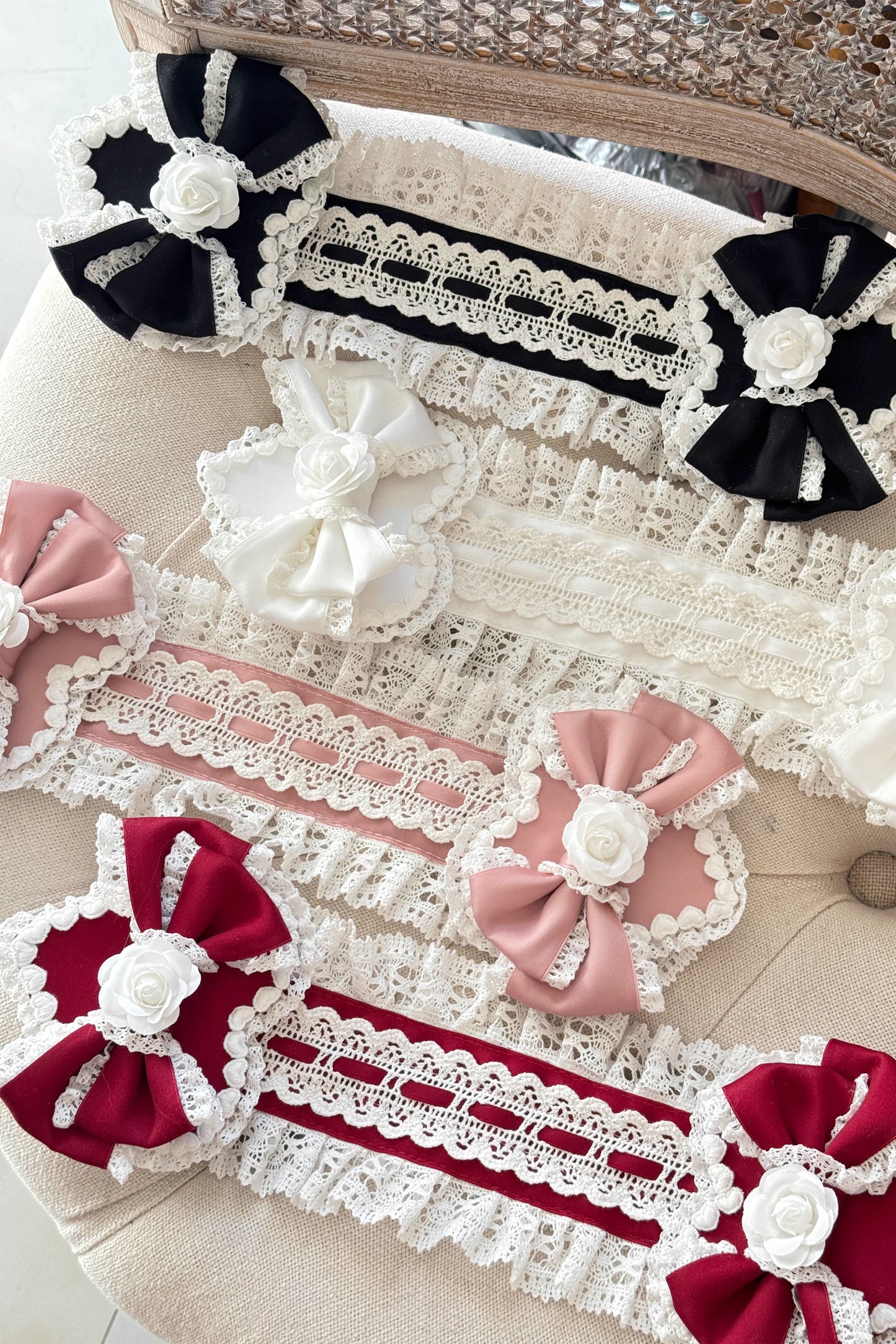 薔薇ハートヘッドドレス【妹抖手作工作屋】