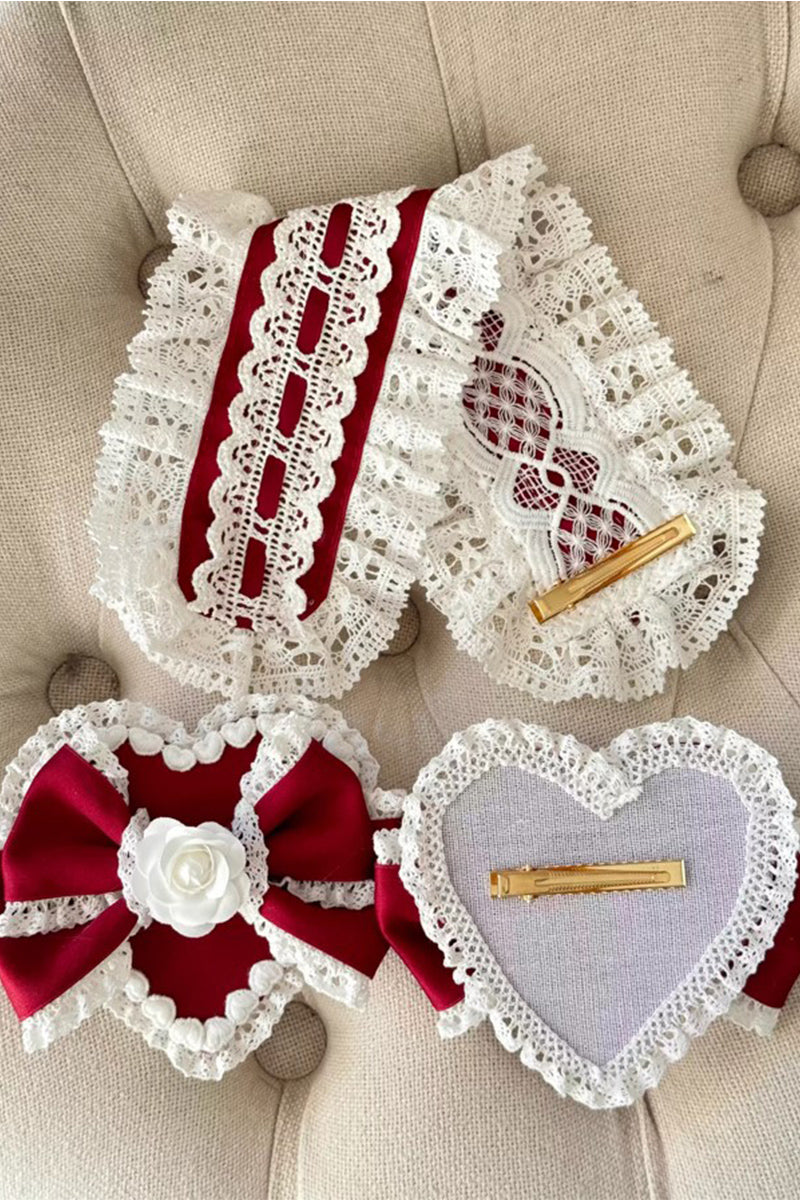 薔薇ハートヘッドドレス【妹抖手作工作屋】