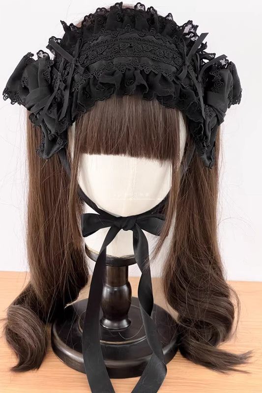 トリプルリボン ヘッドドレス【妹抖手作工作屋】