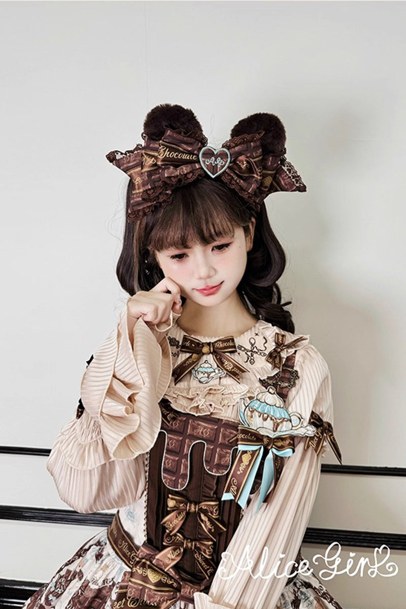 【受注予約~10/8】Chocolate Bear アクセサリー【Alice Girl】