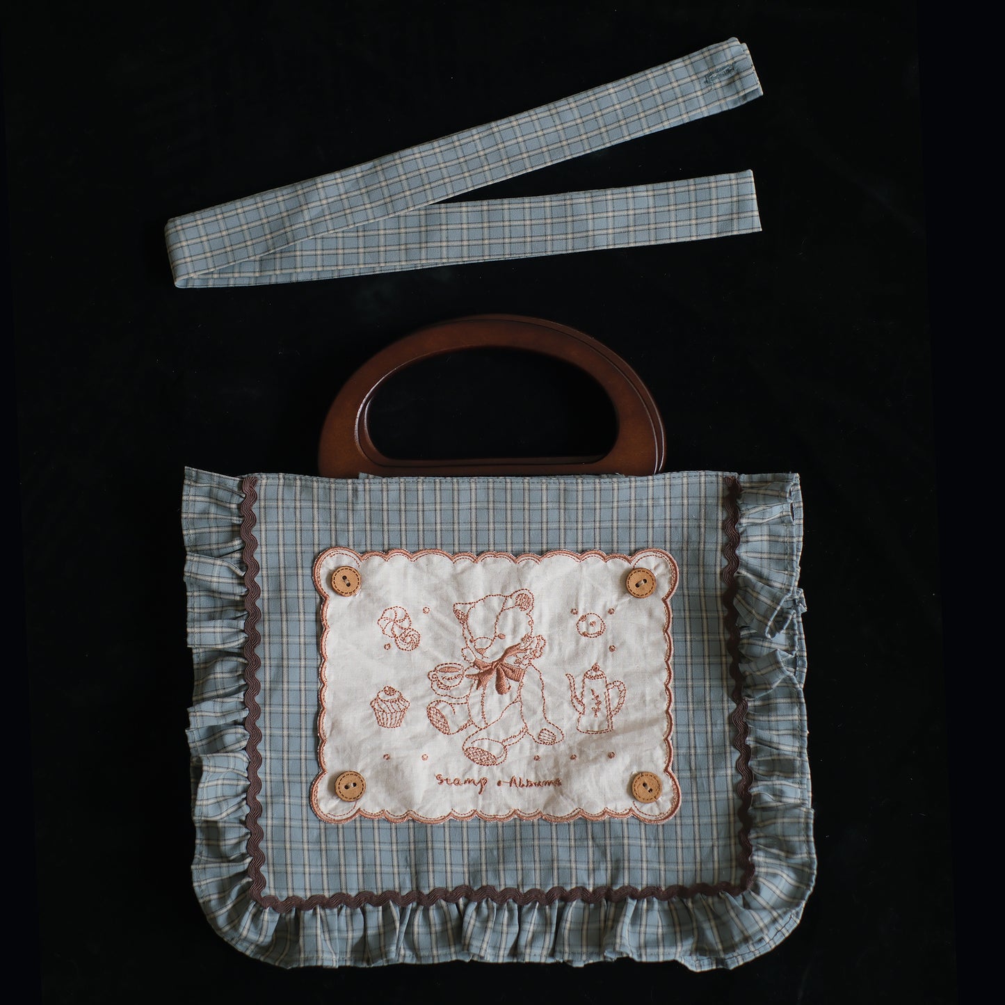 【受注予約~11/10】Bear Cake アクセサリー【Stamp Albums】