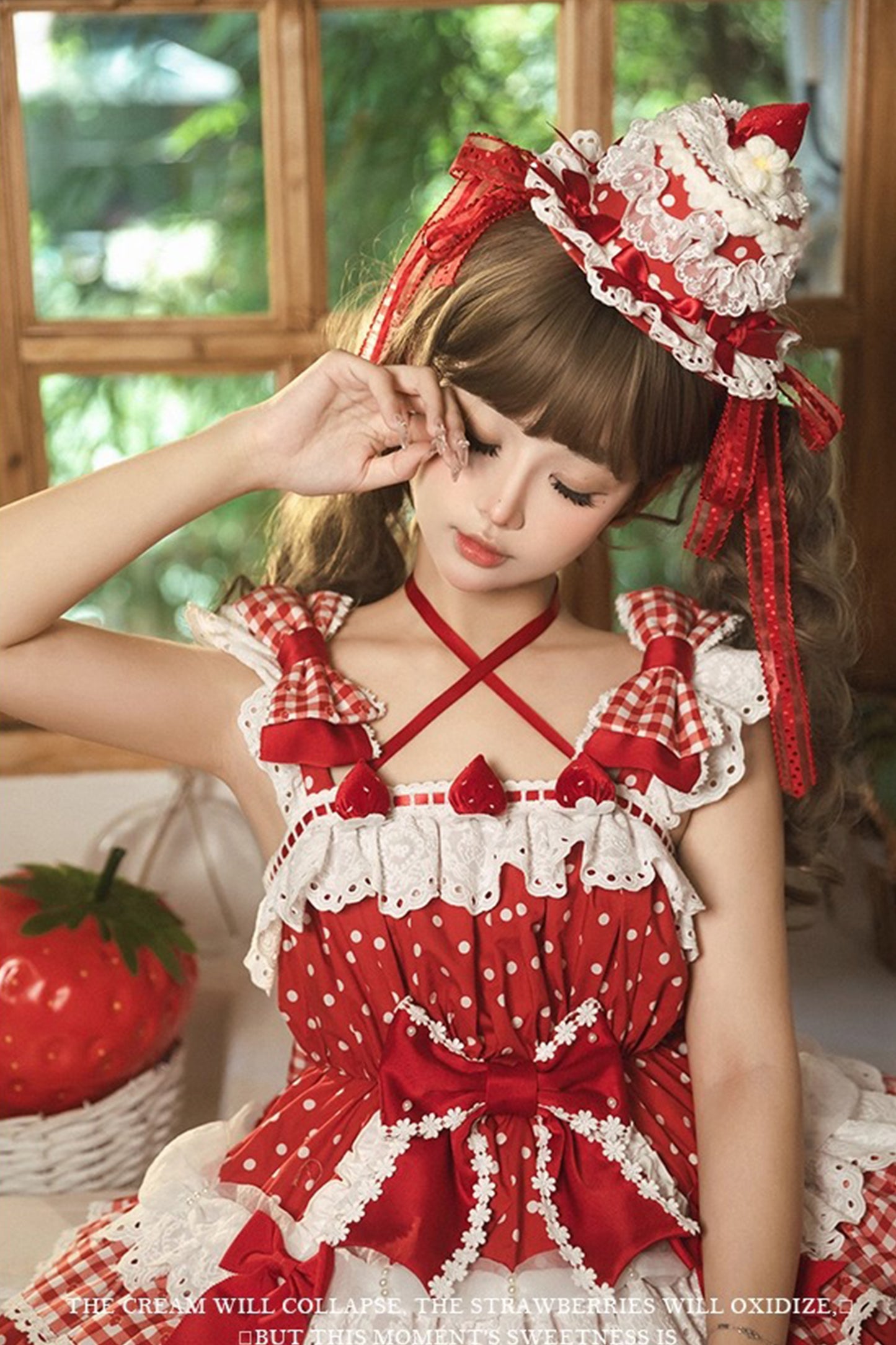 【受注予約~11/18】Strawberry Cake Illustration アクセサリー【花与珍珠匣】