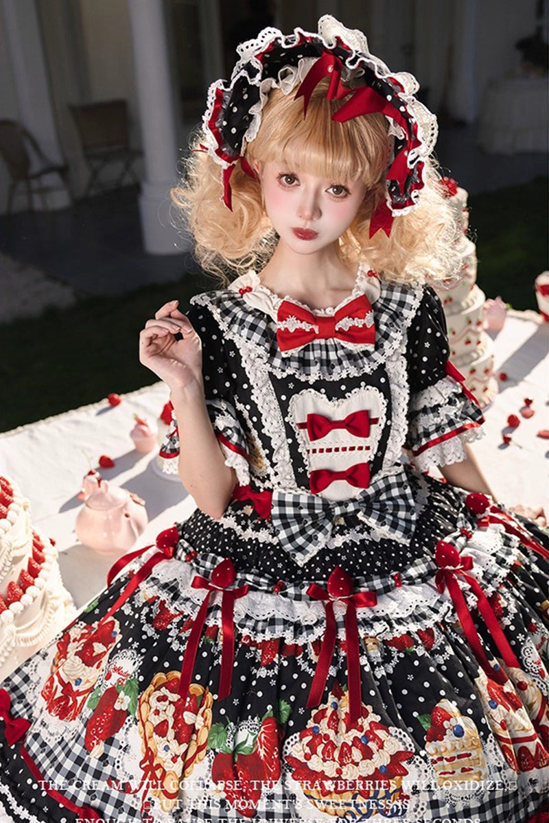 【受注予約~11/18】Strawberry Cake Illustration アクセサリー【花与珍珠匣】