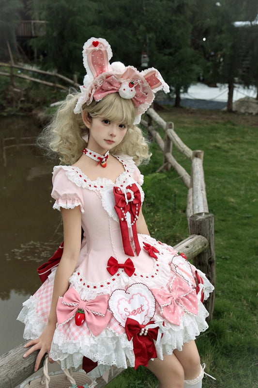 【受注予約~12/18】Sweet Berry Rabbit アクセサリー【蜜桃白茶】