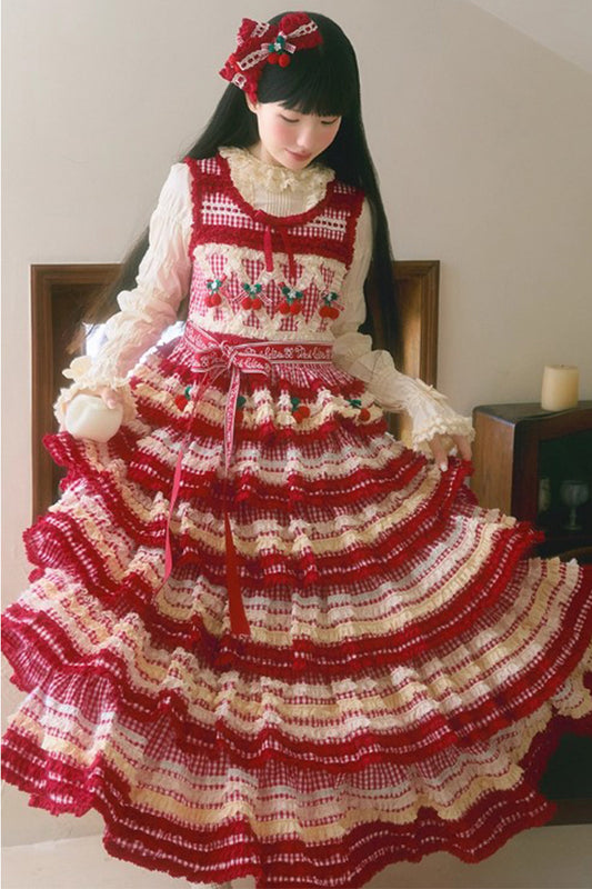 【受注予約~12/10】Candy Cherry ケープ・リボンピン【Rich】