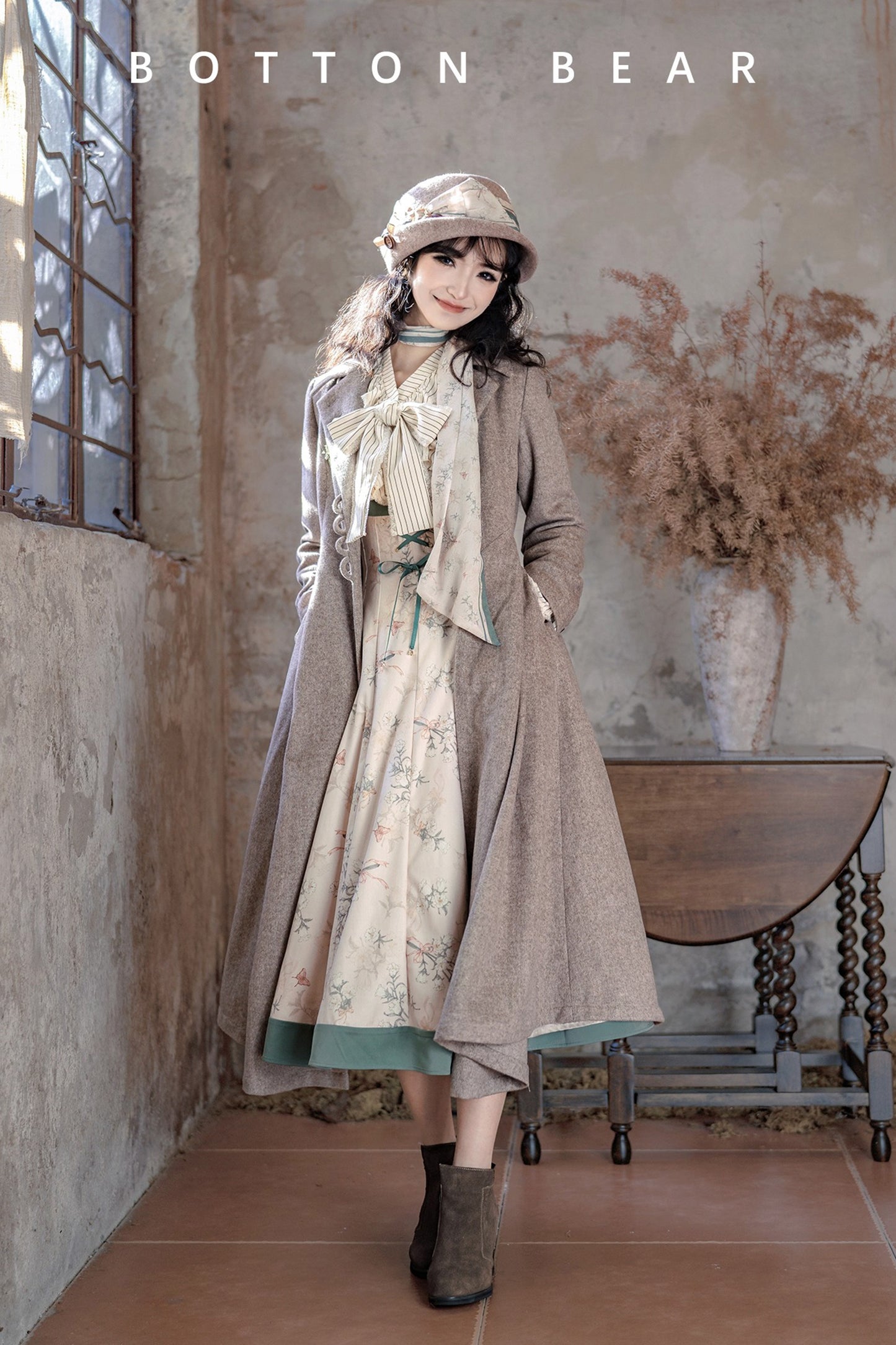 【受注予約~12/23】鈴蘭と冬 アクセサリー【Button Bear】