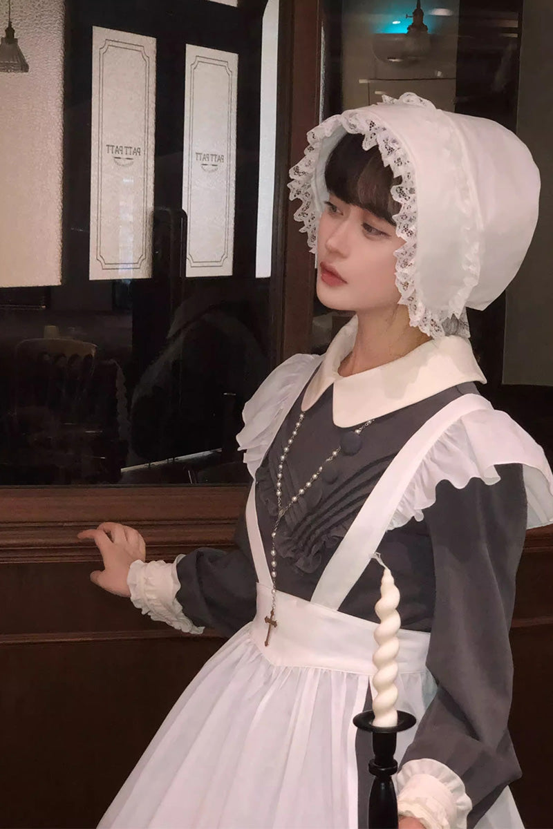 【受注予約~12/18】Lady Bird エプロン・ボンネット【sara bell】