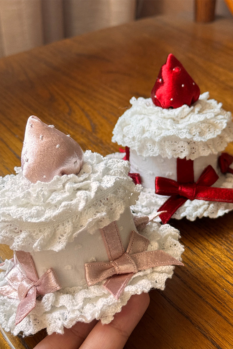 ショートケーキミニハット【妹抖手作工作屋】