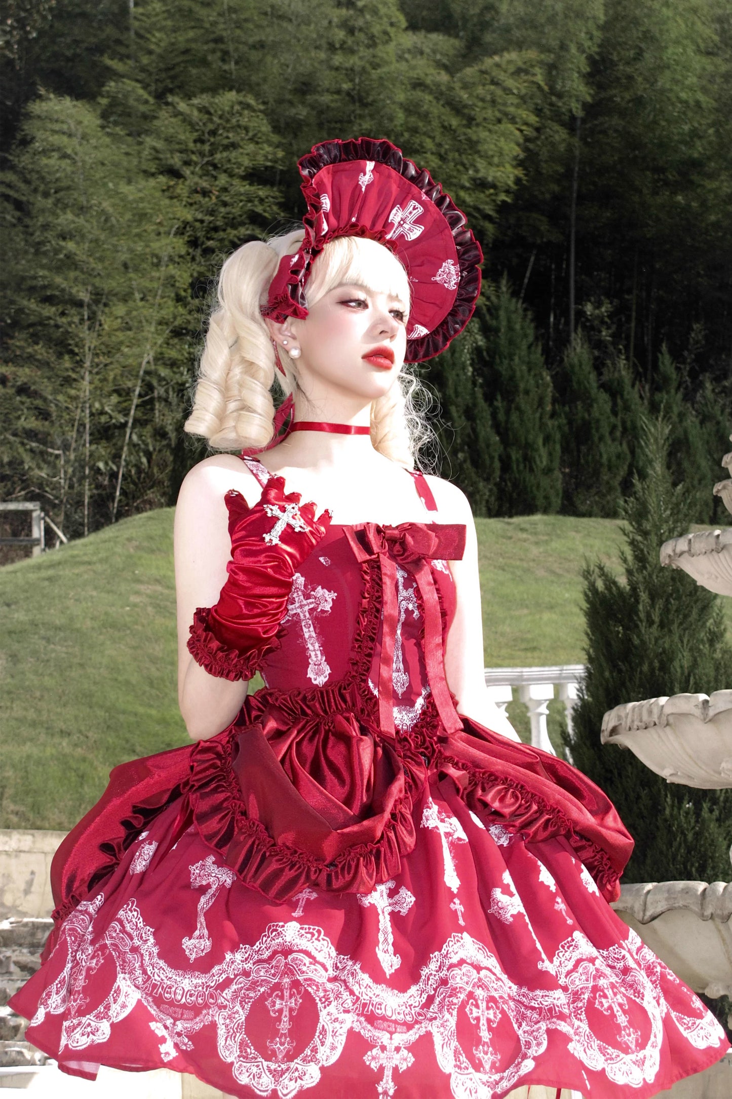 【受注予約~2/19】Lacy Cross アクセサリー【CATCOCOON】