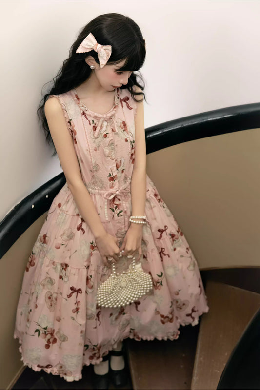 【受注予約~1/22】Lychee Tea リボンピン【MapleSugar】