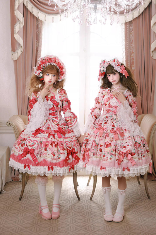 【受注予約~2/26】Strawberry Birthday Cake アクセサリー【Antique Doll】