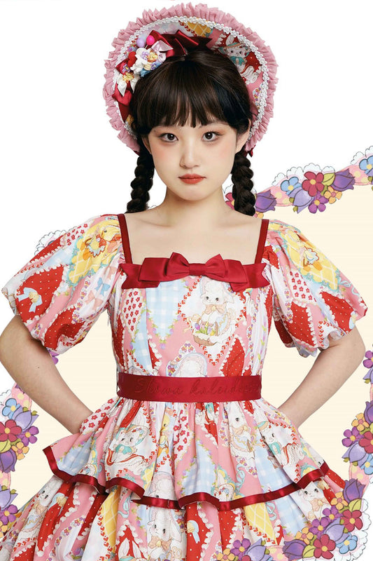 【受注予約~2/25】RETRO FLOWER エプロン・アクセサリー【南十字宇宙洋服社】