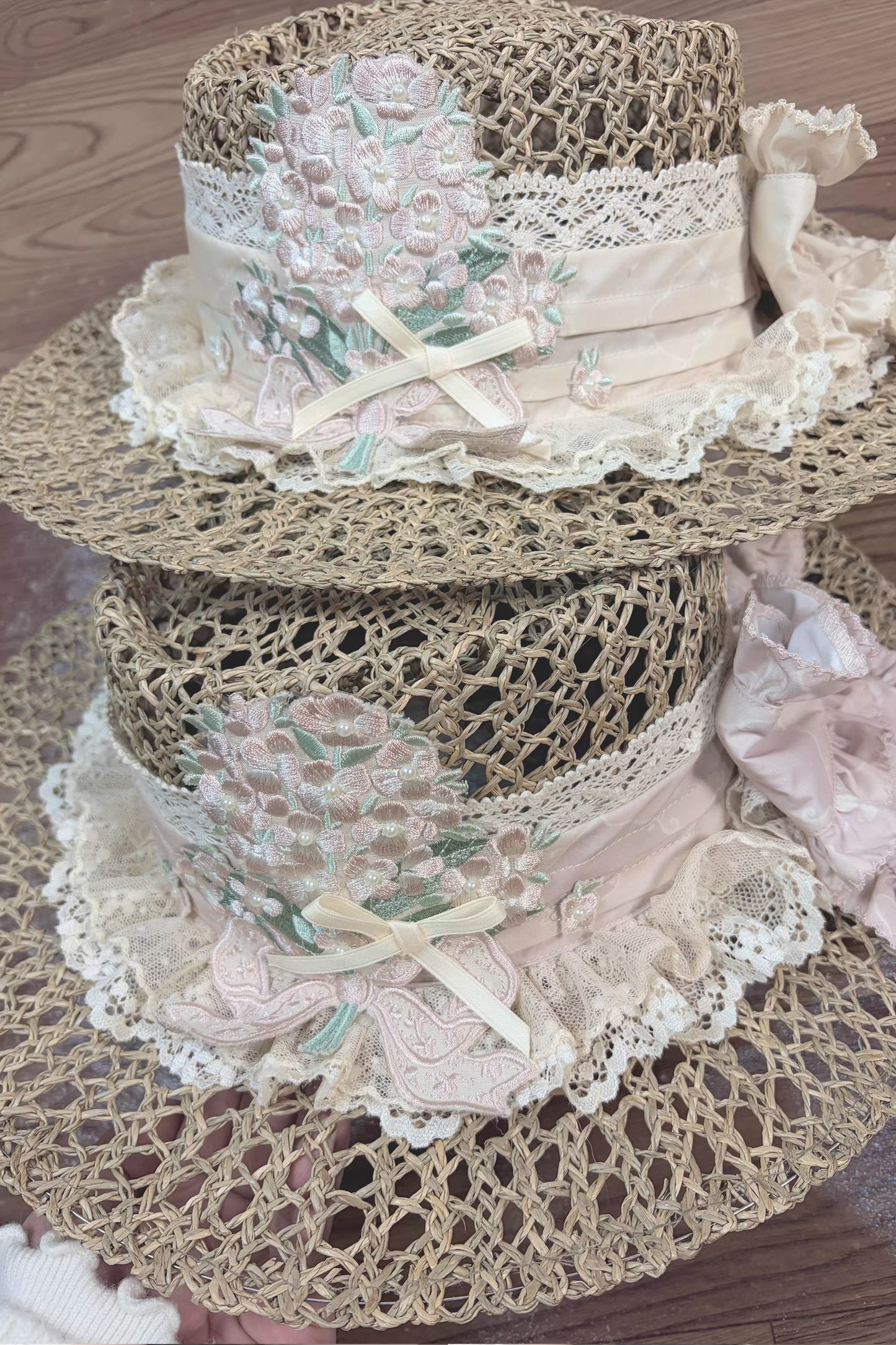 【受注予約~2/26】わすれな草の帽子【LittlePlum】