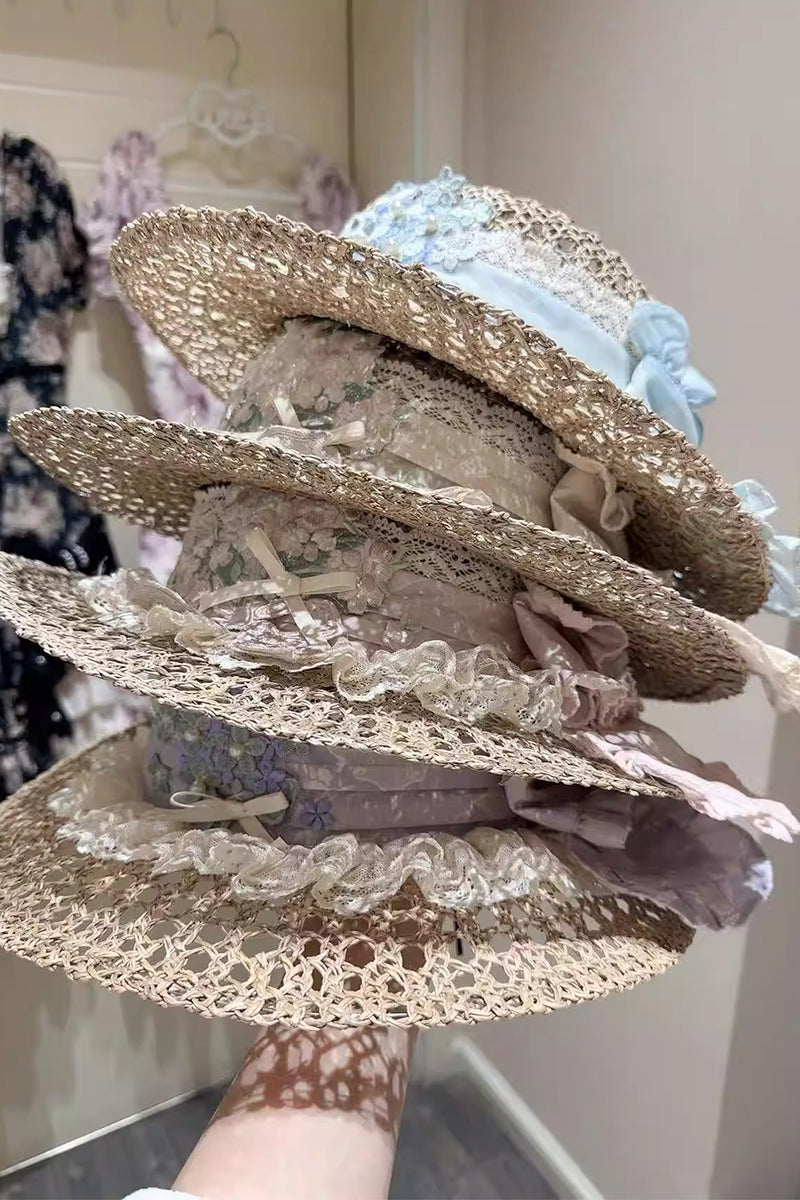 【受注予約~2/26】わすれな草の帽子【LittlePlum】