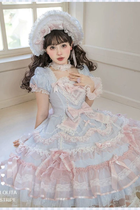 【受注予約~8/3】Striped Maiden アクセサリー【花与珍珠匣】