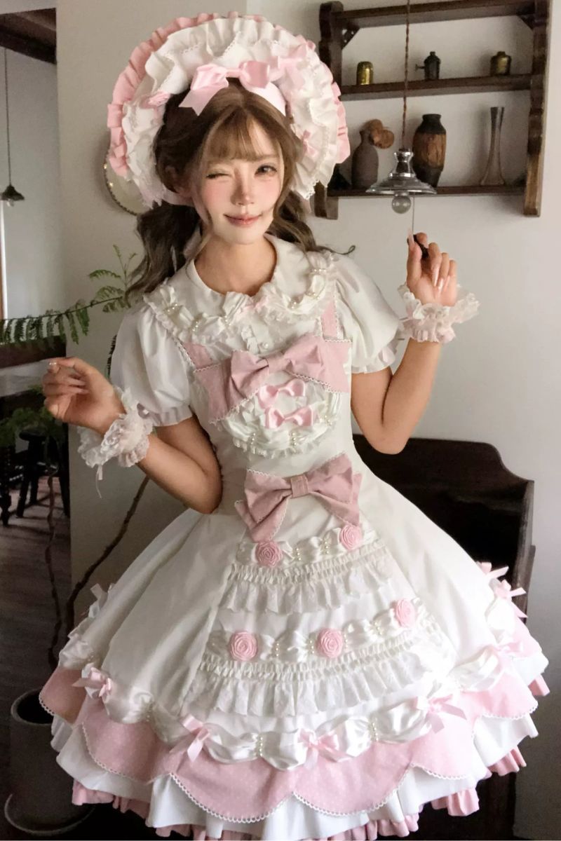 【受注予約~9/3】Floral Cake ボンネット【Sugar Cookies】