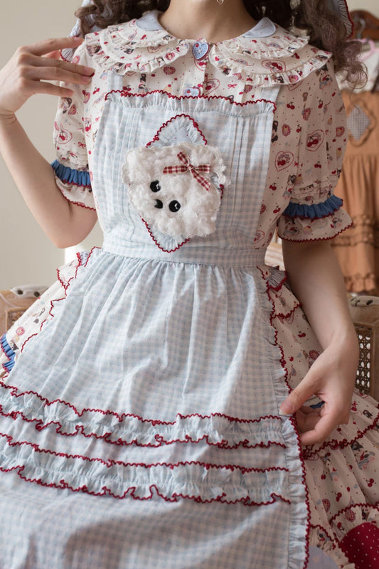 【受注予約~9/23】Cookie Bear & Cherry Dog エプロン・アクセサリー【Can't Name It】