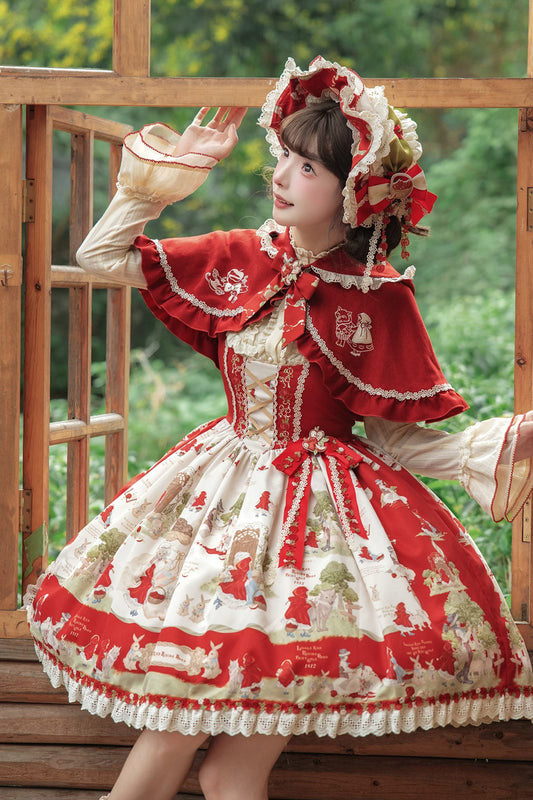 【受注予約~10/8】Little Red Riding Hood Fairy Tale ケープ・アクセサリー【Alice Girl】