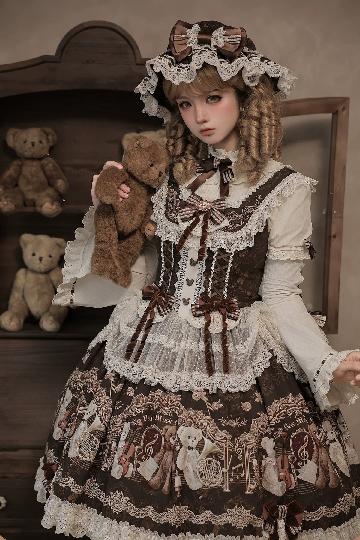【受注予約~10/26】Teddy Bear Symphony アクセサリー【双生小熊】