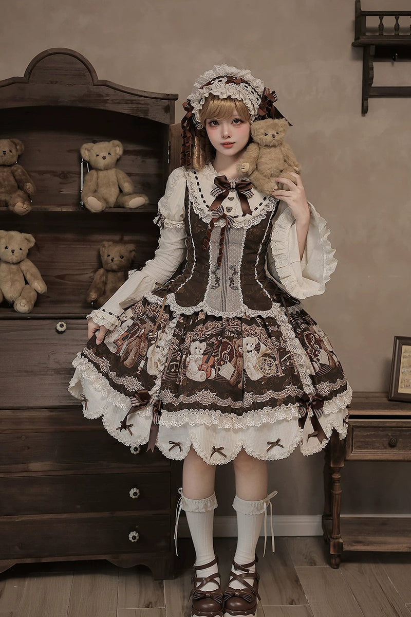 【受注予約~10/26】Teddy Bear Symphony アクセサリー【双生小熊】