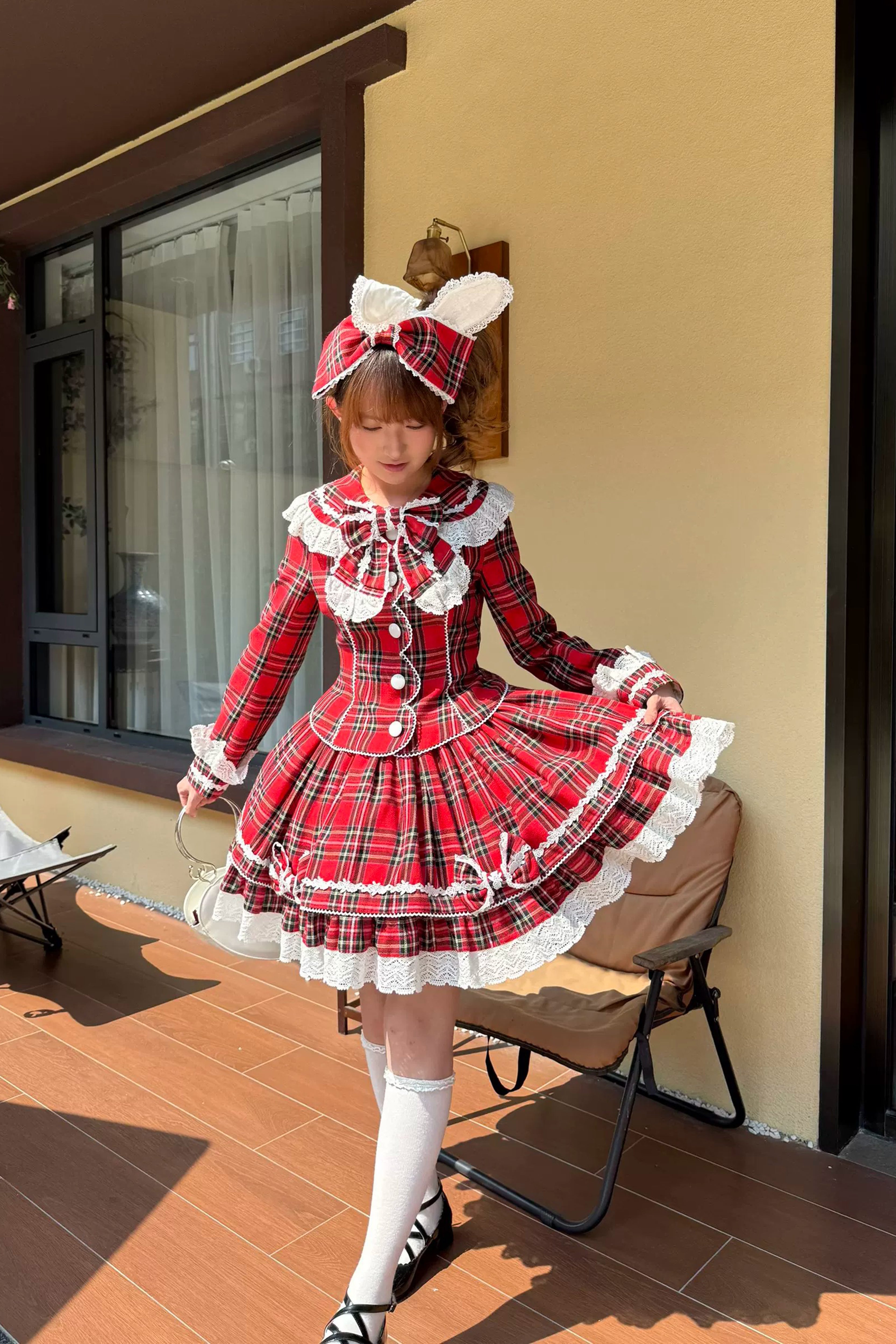 epetice ロリータ ジャンスカ・ボンネット セット ロリータファッション正規販売店｜Epetice