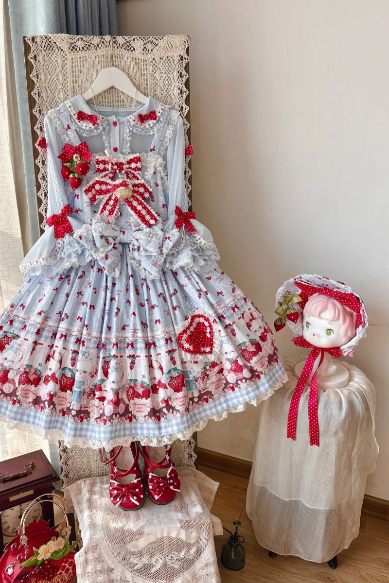 Strawberry Check Bunny アクセサリー【Sweet Whispers of Love】
