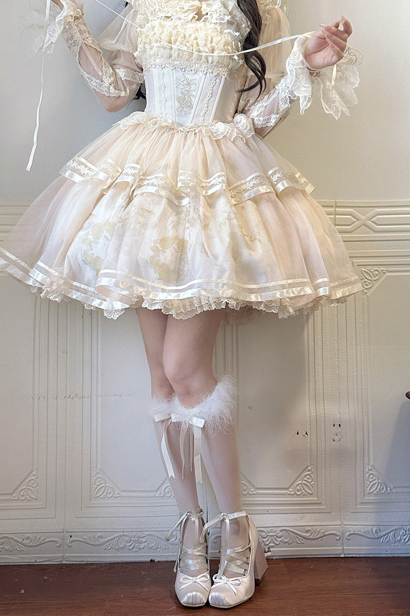 【受注予約~6/13】Ballet Bunny Milk Blue アクセサリーセット【DreamDoll】