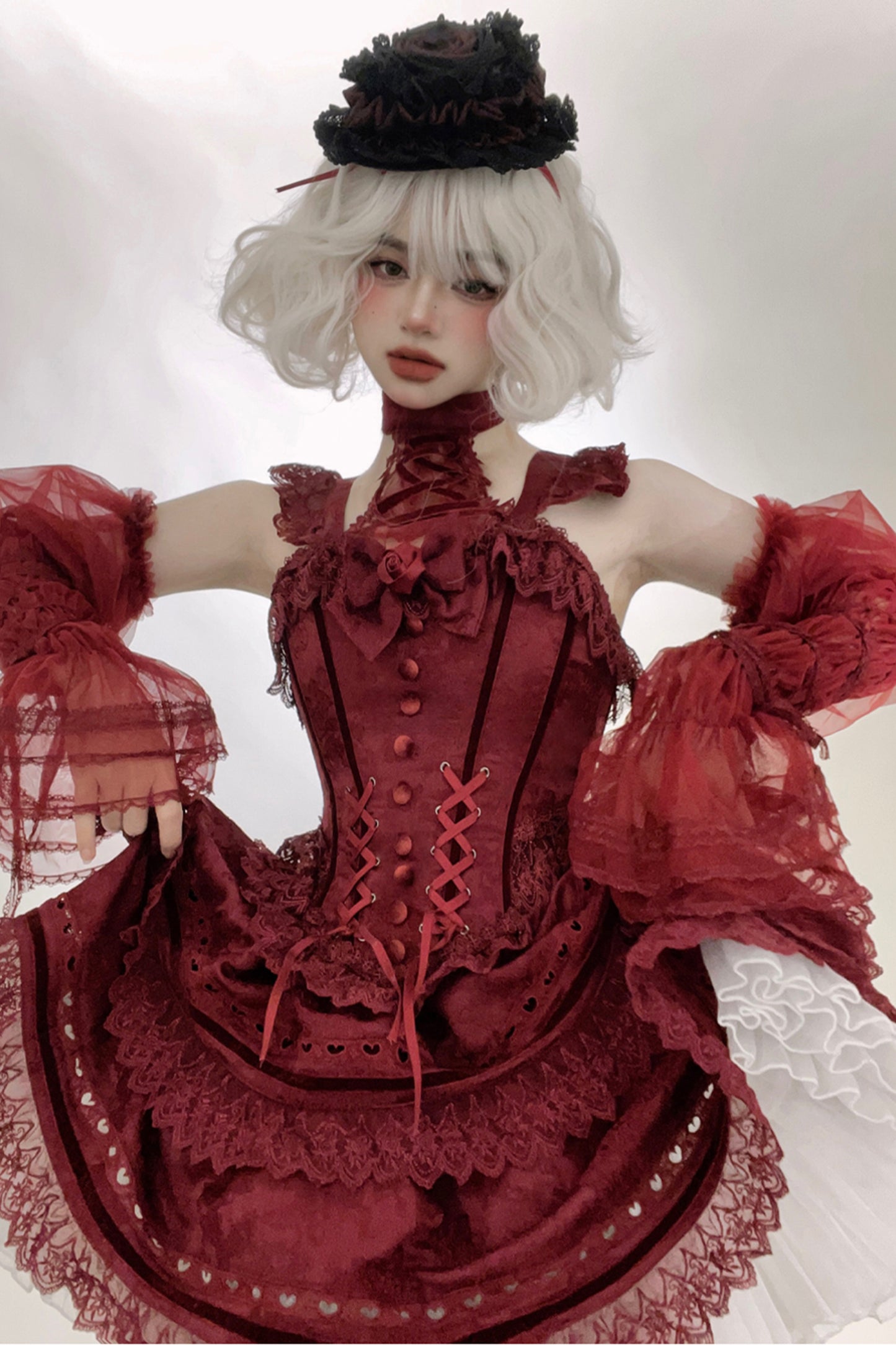 Lunar Eclipse Magic 手袖・胸飾り【Black Swan】
